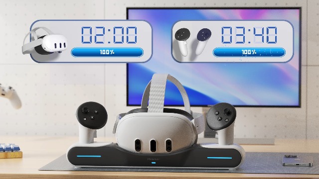 Amazon.co.jp: Maecker 高速ドック Meta Quest 3用 アクセサリ Quest 3